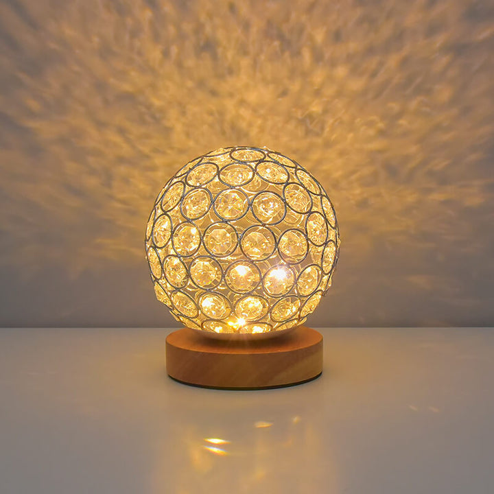 Skanto | Modern Minimalist Rund USB oppladbar LED bordlampe