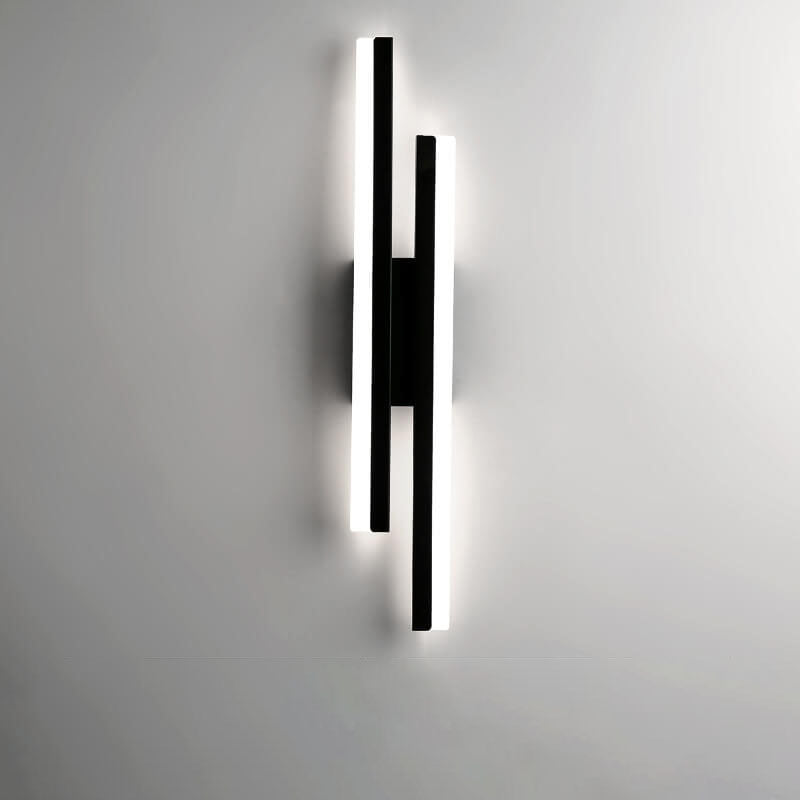 Skanto | LuxLine Moderne LED Vegglampe | Minimalistisk Design | Jern & Akryl | Dimmbar Lys
