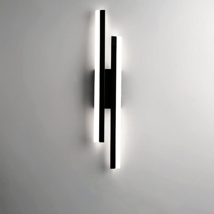 Skanto | LuxLine Moderne LED Vegglampe | Minimalistisk Design | Jern & Akryl | Dimmbar Lys