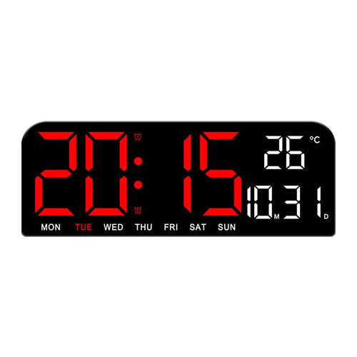 LED Digital Vekkerklokke | Skanto