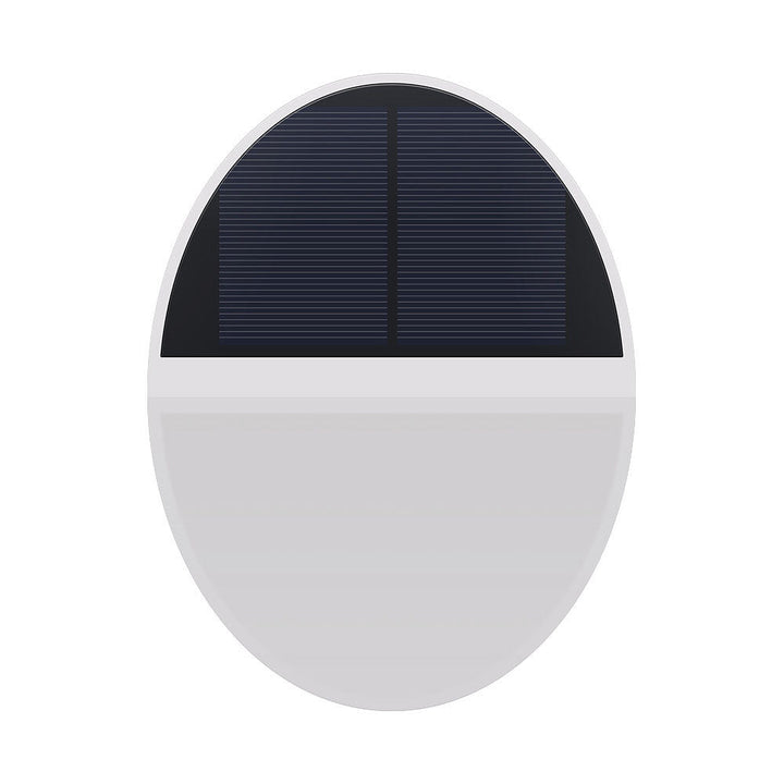 Solar utendørs vanntett rund flat kropp radar sensor LED vegglampe | Skanto