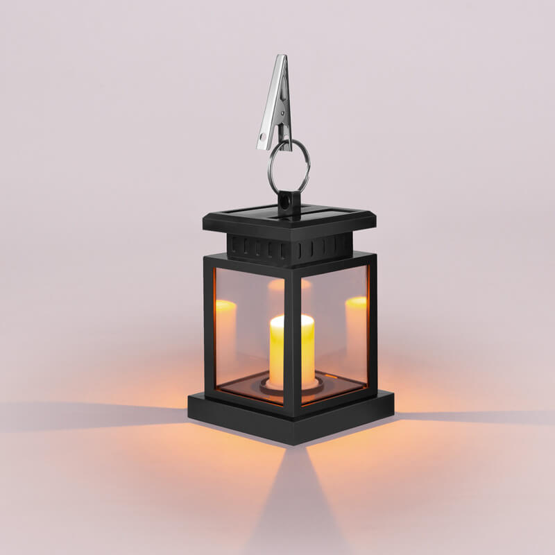 Skanto | Solar Retro Stearinlys Lantern LED Utendørs Hengende Lys