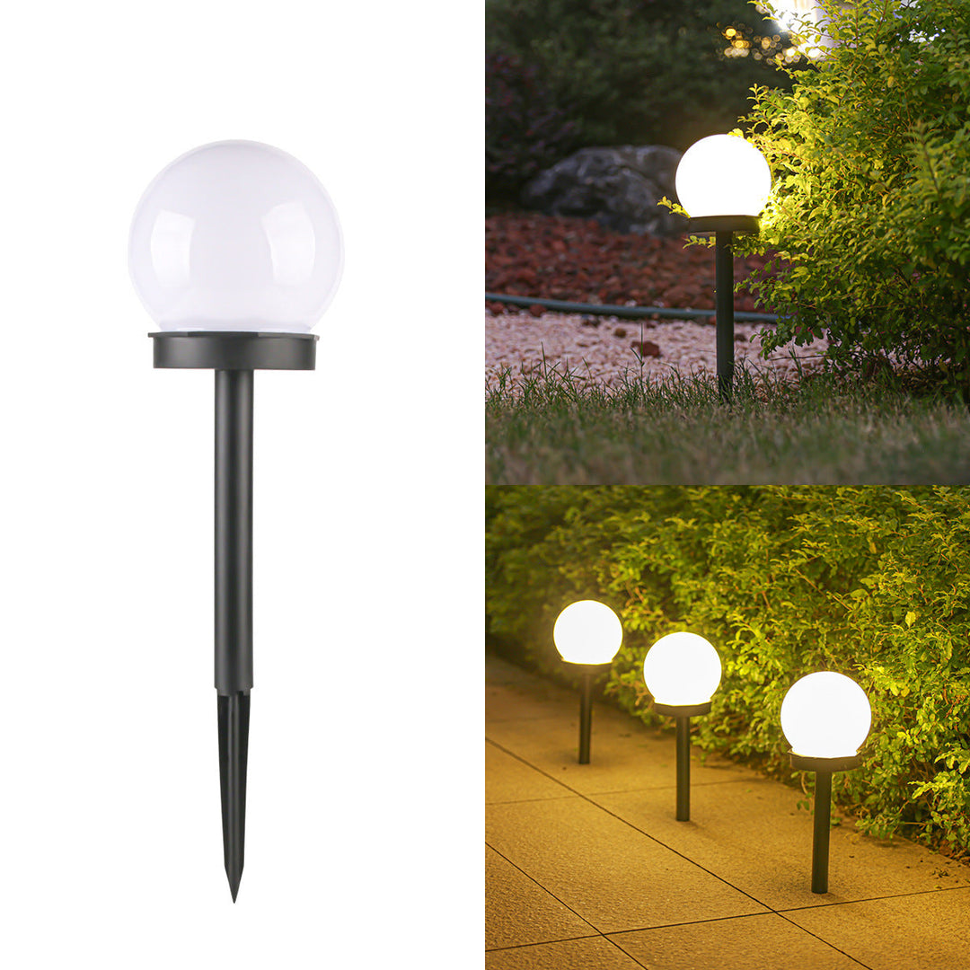 Moderne Minimalistisk Vanntett Sol Globe ABS LED Landskapslys For Hage | Skanto