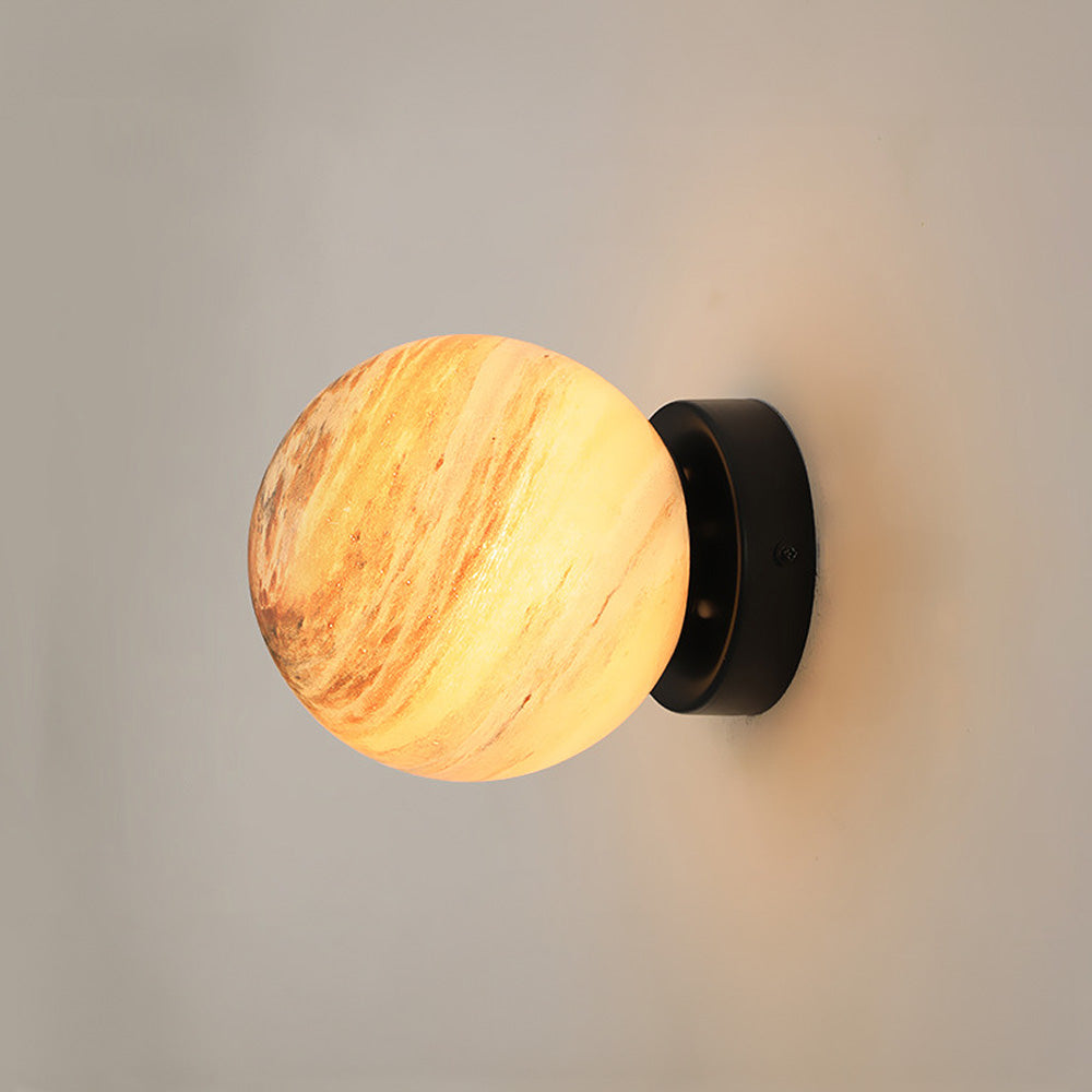 Skanto | Glass Ceiling Light Modern Globe Fixture