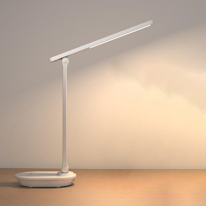 Skanto | Moderne dobbelt sammenleggbart øyepleie trådløst oppladbart LED skrivebordslampe