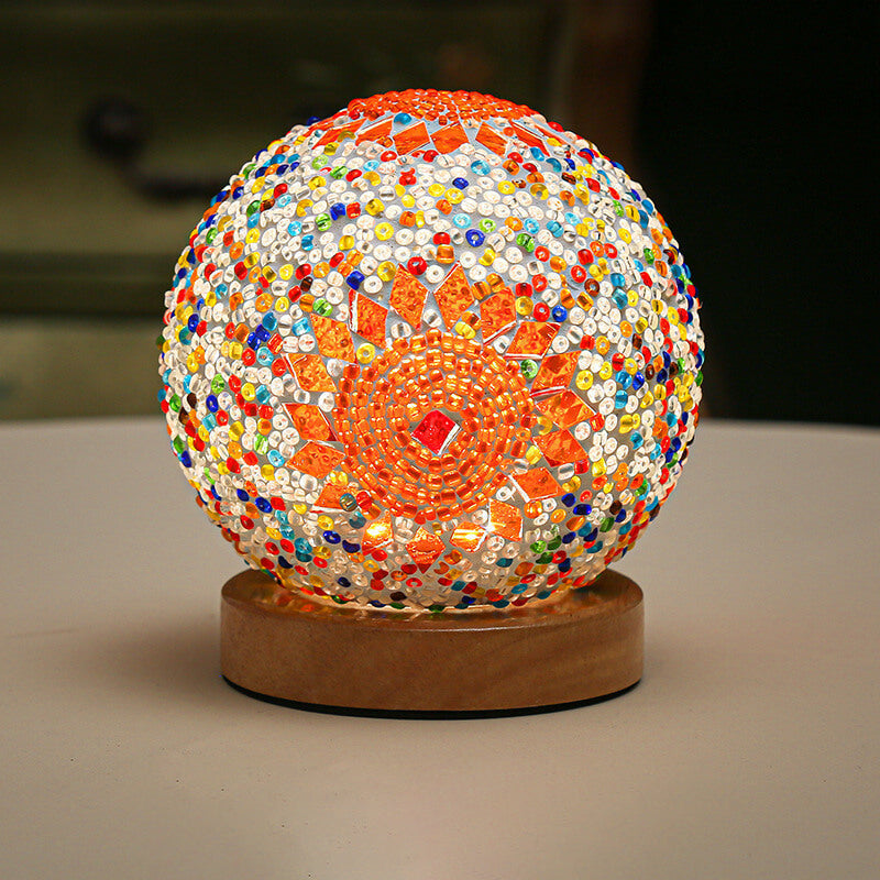 Skanto | BohoGlow – Moderne Bohemsk Bordlampe med USB-lading