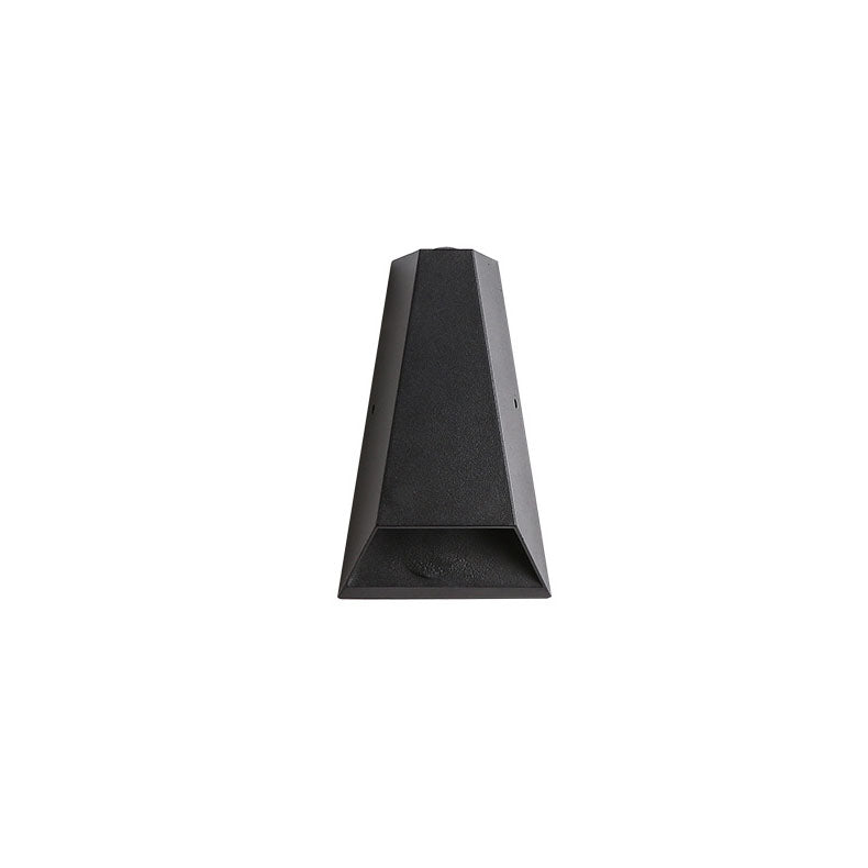 Utendørs moderne søylegeometri LED vanntett vegglampe | Skanto