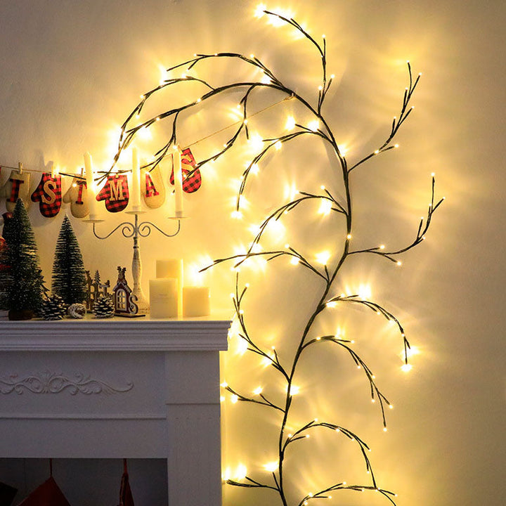 Skanto | Moderne Gren Rattan Lyskilder LED Dekorative Lyskilder