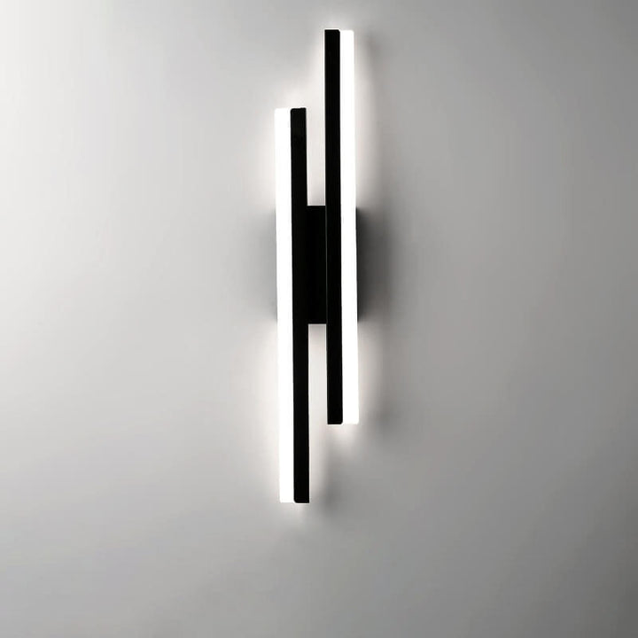 Skanto | LuxLine Moderne LED Vegglampe | Minimalistisk Design | Jern & Akryl | Dimmbar Lys