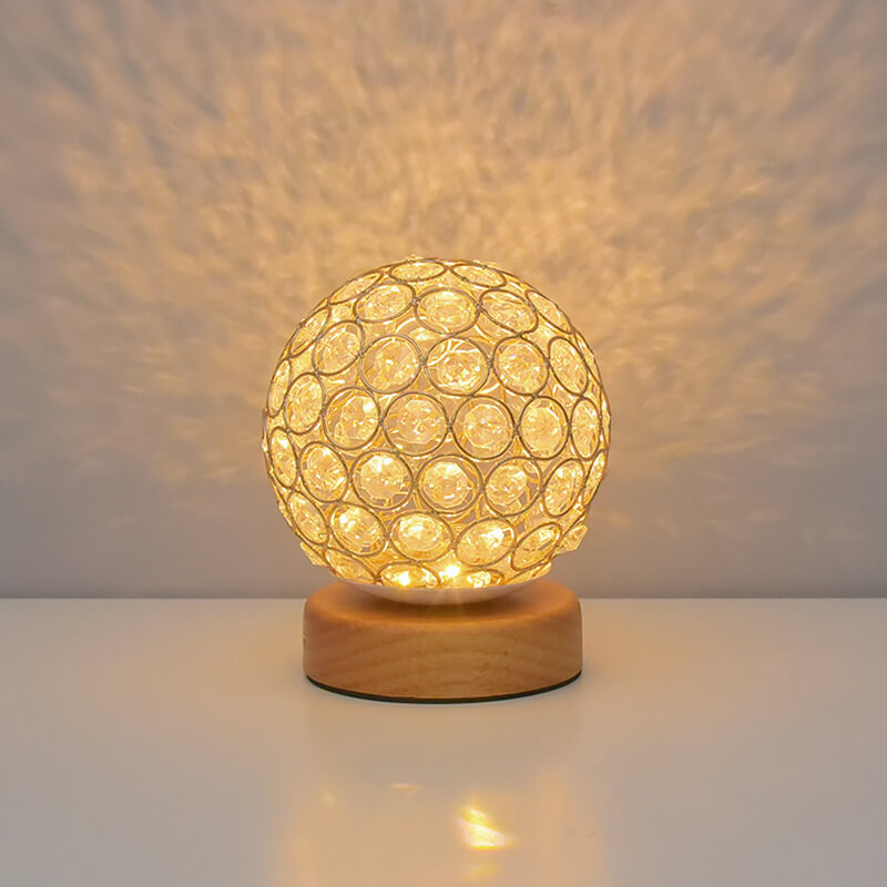 Skanto | Modern Minimalist Rund USB oppladbar LED bordlampe