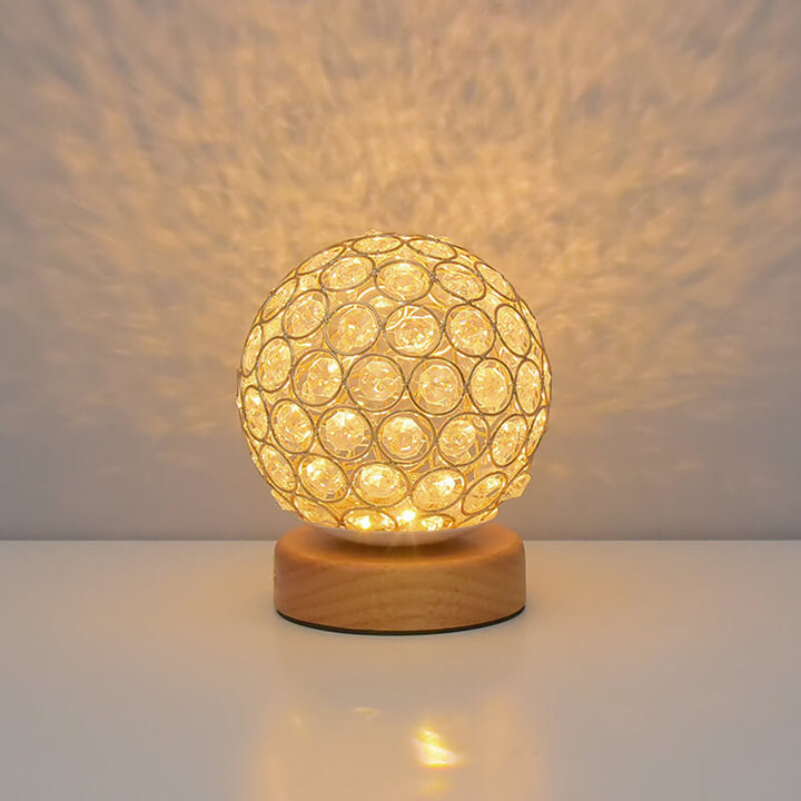 Skanto | Modern Minimalist Rund USB oppladbar LED bordlampe