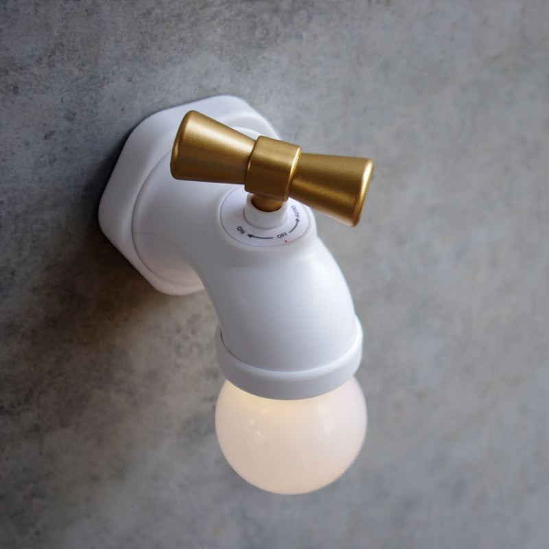 Skanto | Moderne kreativ kran ABS PC USB LED nattlampe vegglampe