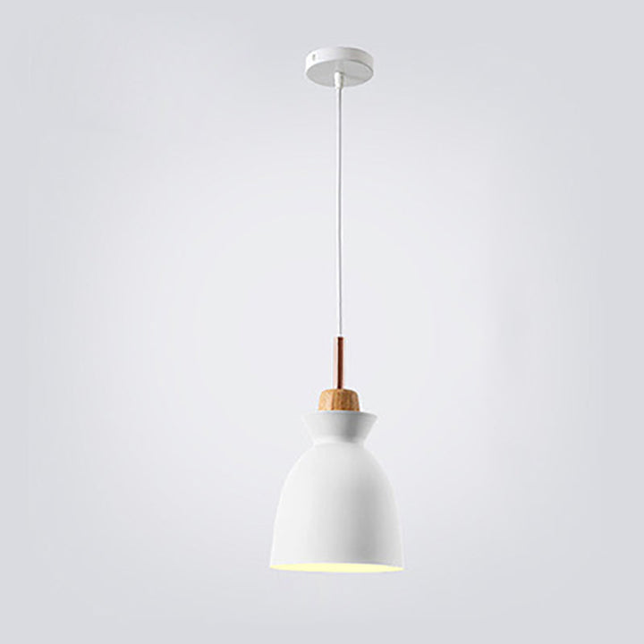 Skanto | AuroraLite Nordic Pendant Lamp | Metal Design | 1-Light | Modern Color Options