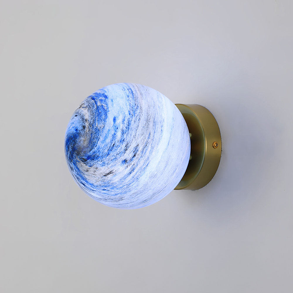 Skanto | Glass Ceiling Light Modern Globe Fixture