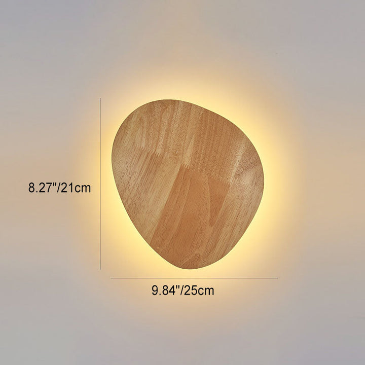 Skanto | Moderne Minimalistisk Rund Uregelmessig Oval Tre LED Vegglampe for Stue