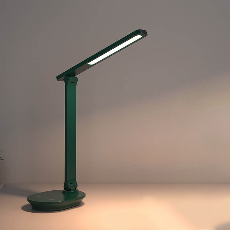 Skanto | Moderne dobbelt sammenleggbart øyepleie trådløst oppladbart LED skrivebordslampe