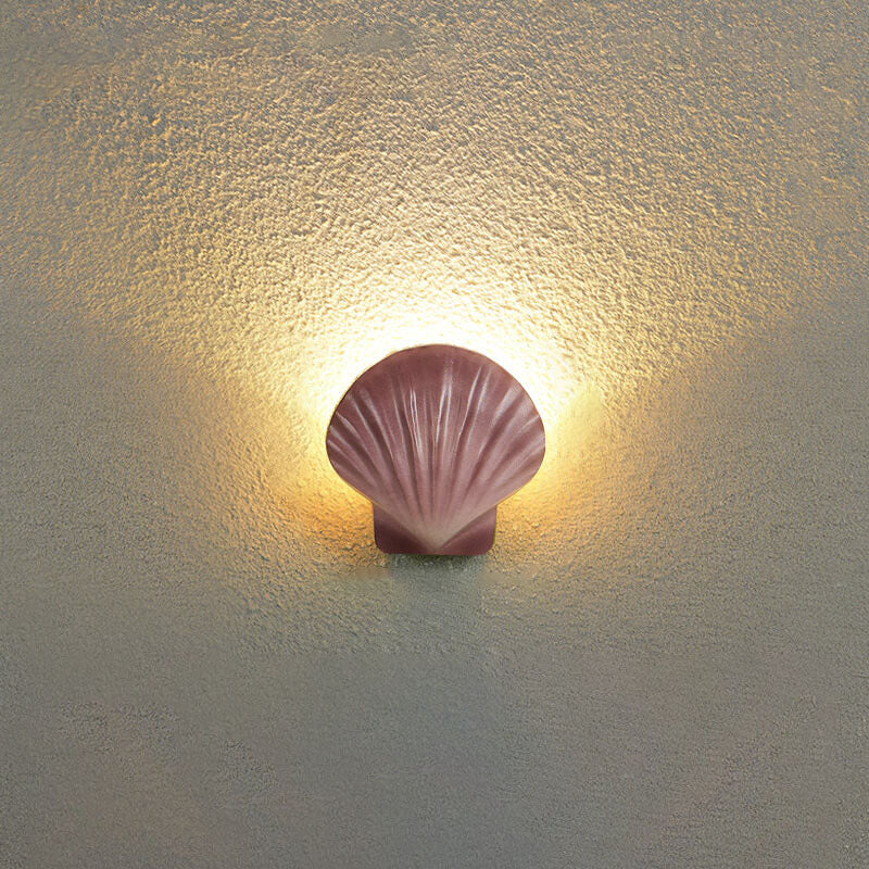 Utendørs Kreativ Skall Design Aluminium LED Vanntett Vegglampe | Skanto