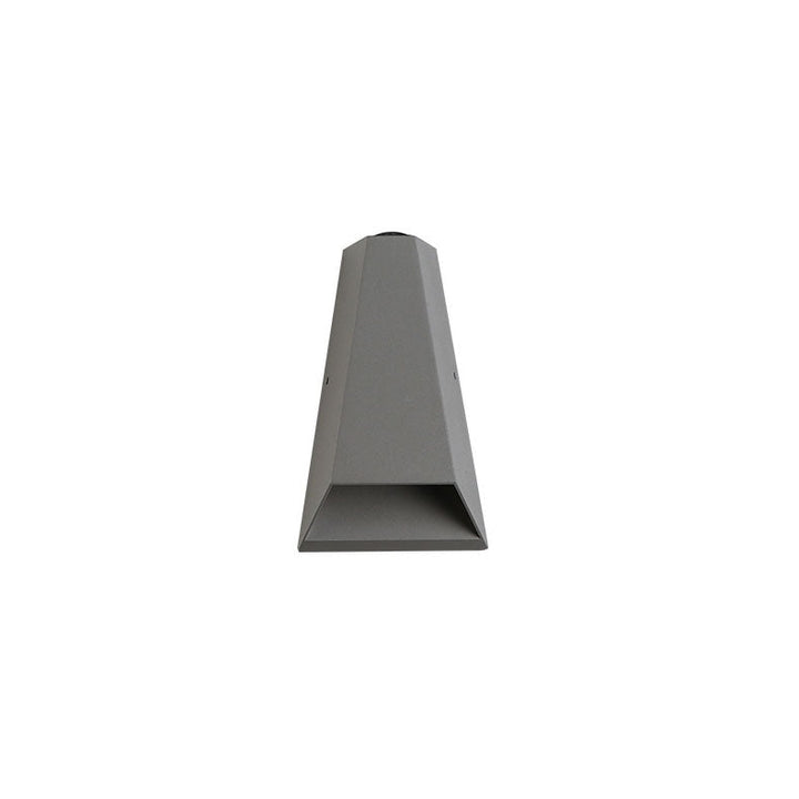 Utendørs moderne søylegeometri LED vanntett vegglampe | Skanto