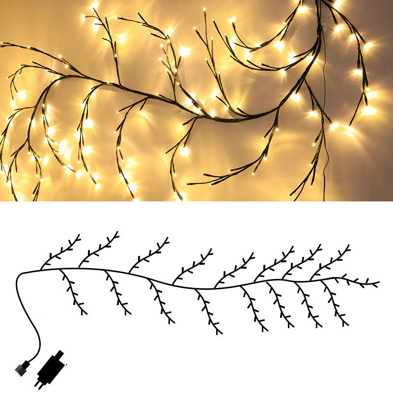 Skanto | Moderne Gren Rattan Lyskilder LED Dekorative Lyskilder