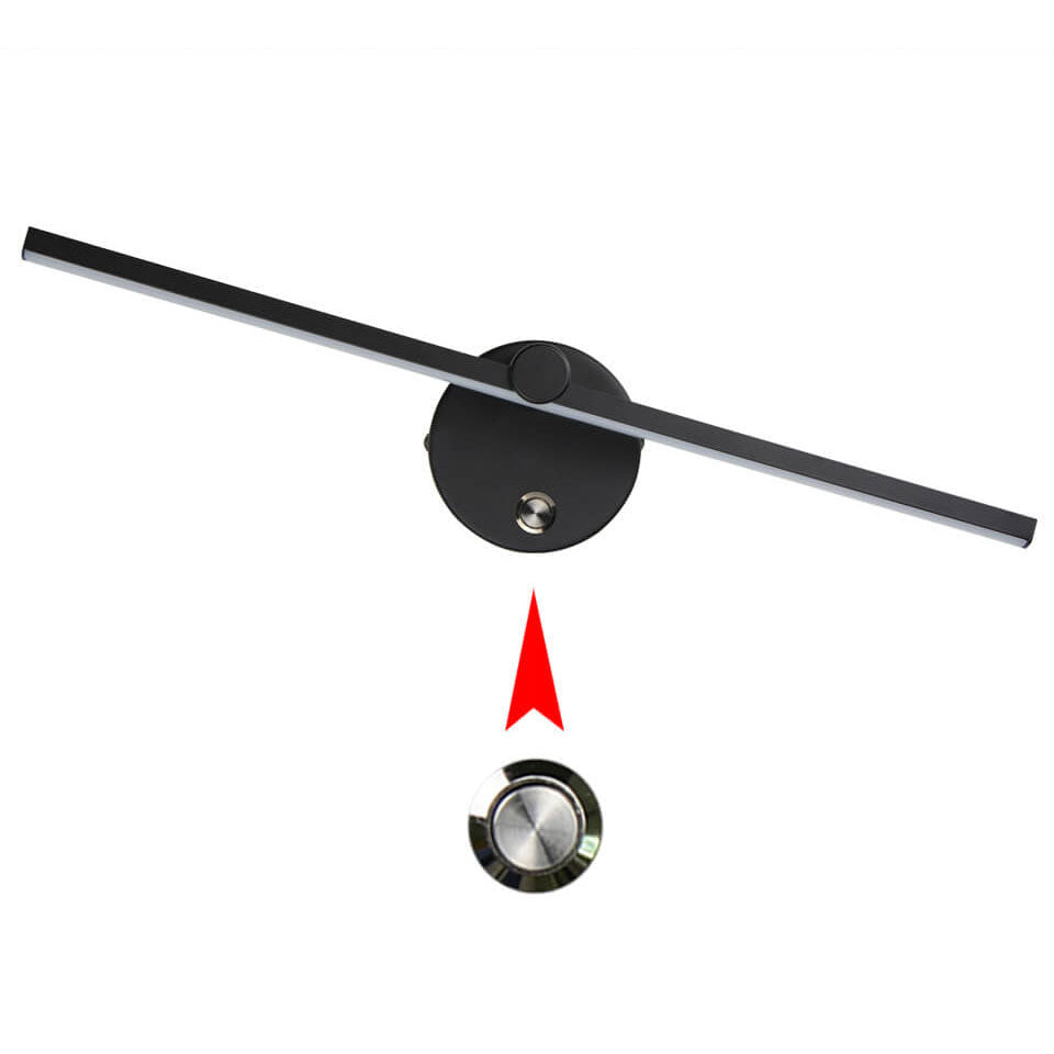 Norvo | Nordisk Minimalist Aluminium Lang Stangbryter LED Speil Vegglampe