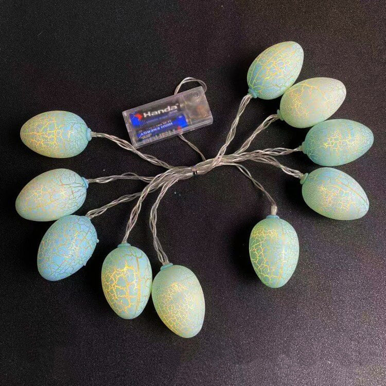 Skanto | Påskeegg Snor LED Multi-Farge Sprakende Egg Dekorative Snorlys