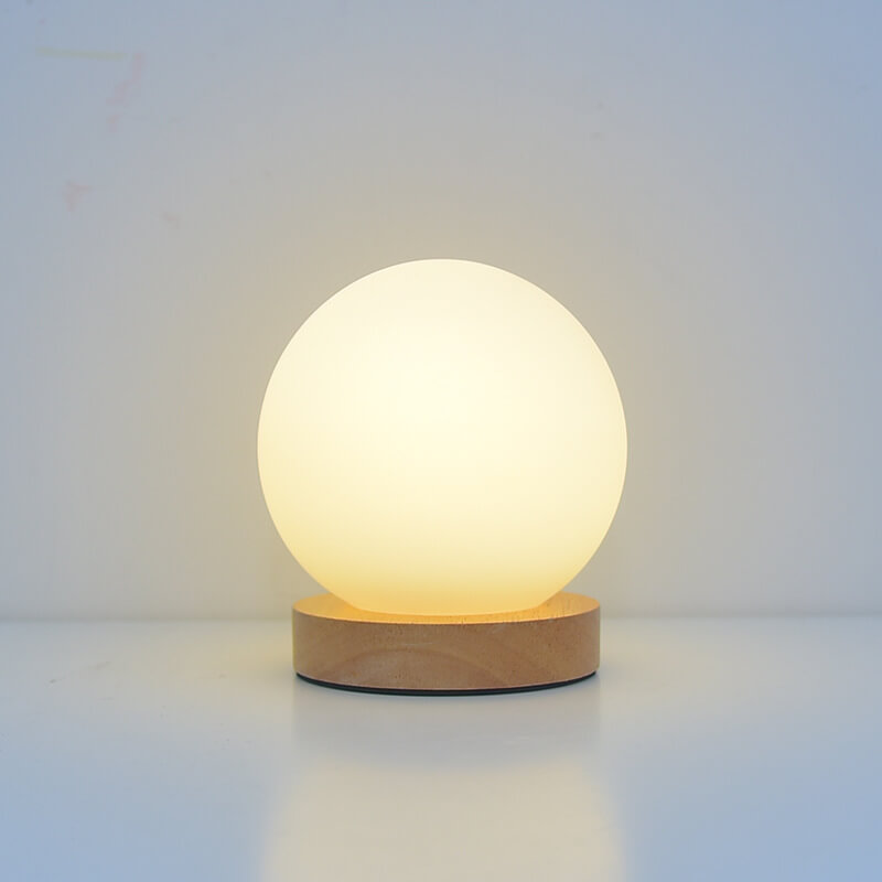 Skanto | Modern Minimalist Rund USB oppladbar LED bordlampe