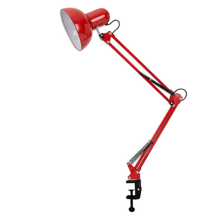 Skanto | Moderne minimalistisk sammenleggbar bordlampe med lang arm og klemme laget av ABS med 1 lys for soverommet