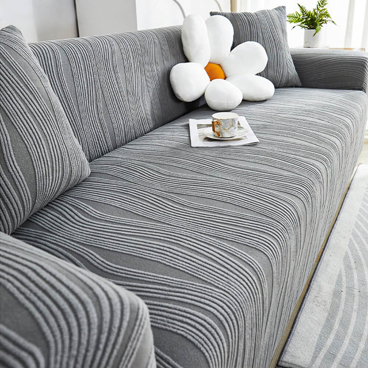 Jacquard Stretch Full-Cover Anti-scratch Sofa Deksel Myk Katt-vennlig | Skanto