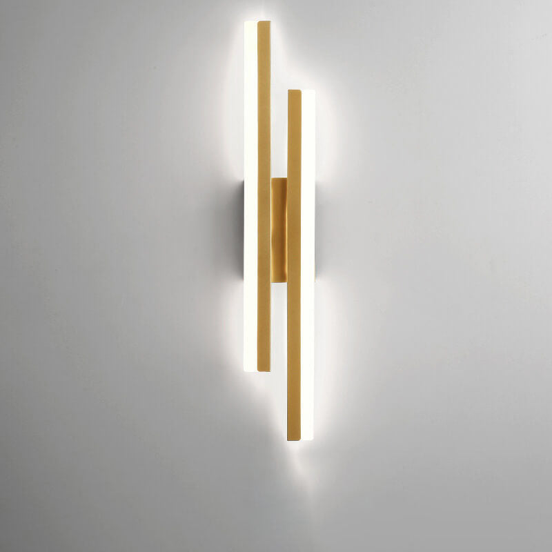 Skanto | LuxLine Moderne LED Vegglampe | Minimalistisk Design | Jern & Akryl | Dimmbar Lys