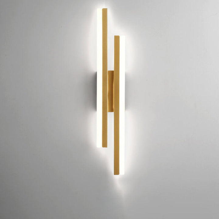 Skanto | LuxLine Moderne LED Vegglampe | Minimalistisk Design | Jern & Akryl | Dimmbar Lys