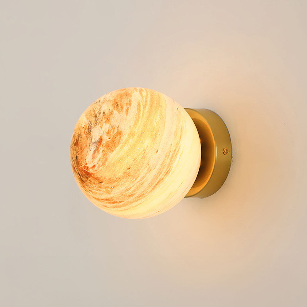 Skanto | Glass Ceiling Light Modern Globe Fixture