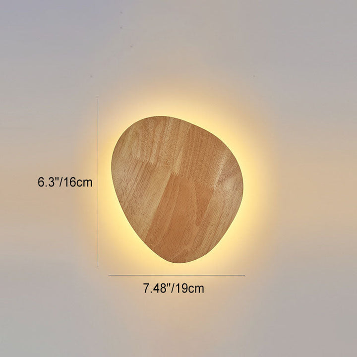 Skanto | Moderne Minimalistisk Rund Uregelmessig Oval Tre LED Vegglampe for Stue