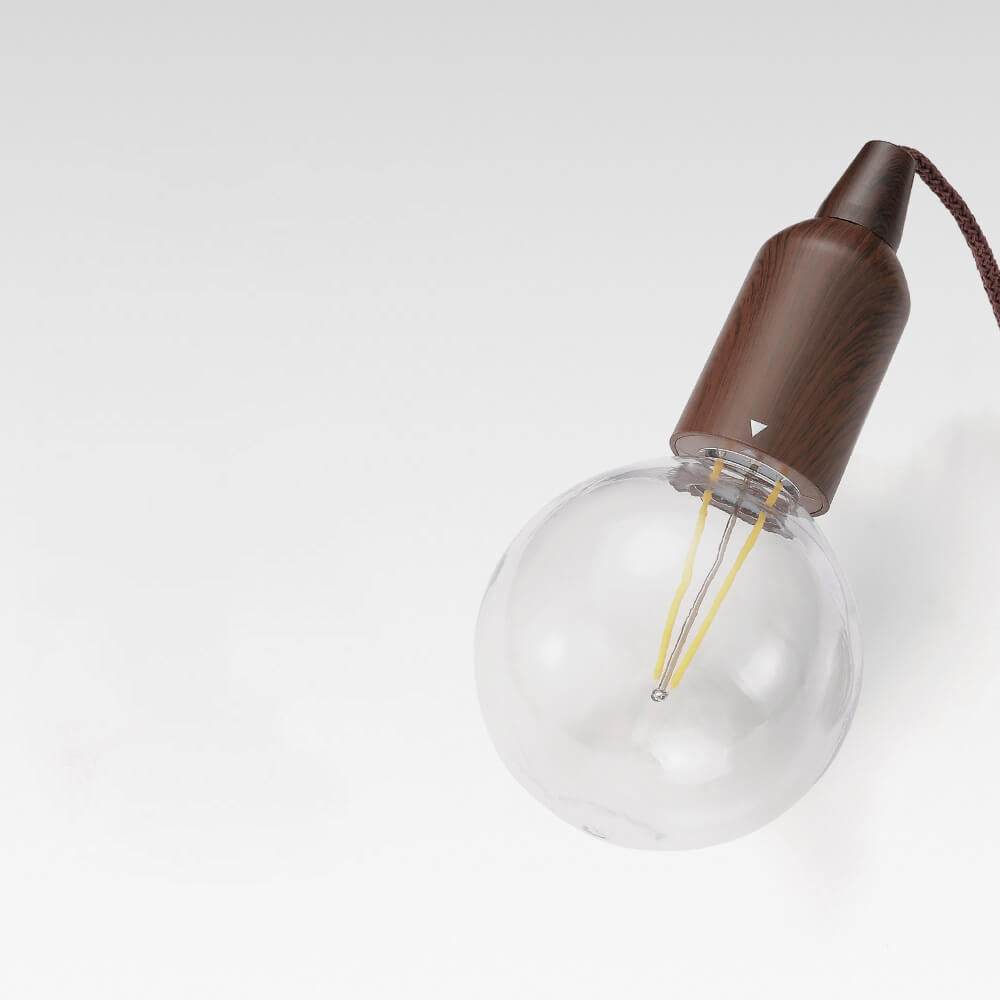 Retro Bærbar Vanntett Tre Rund Kjegle Batteri USB 1-Lys Camping Utendørs Lys | Skanto