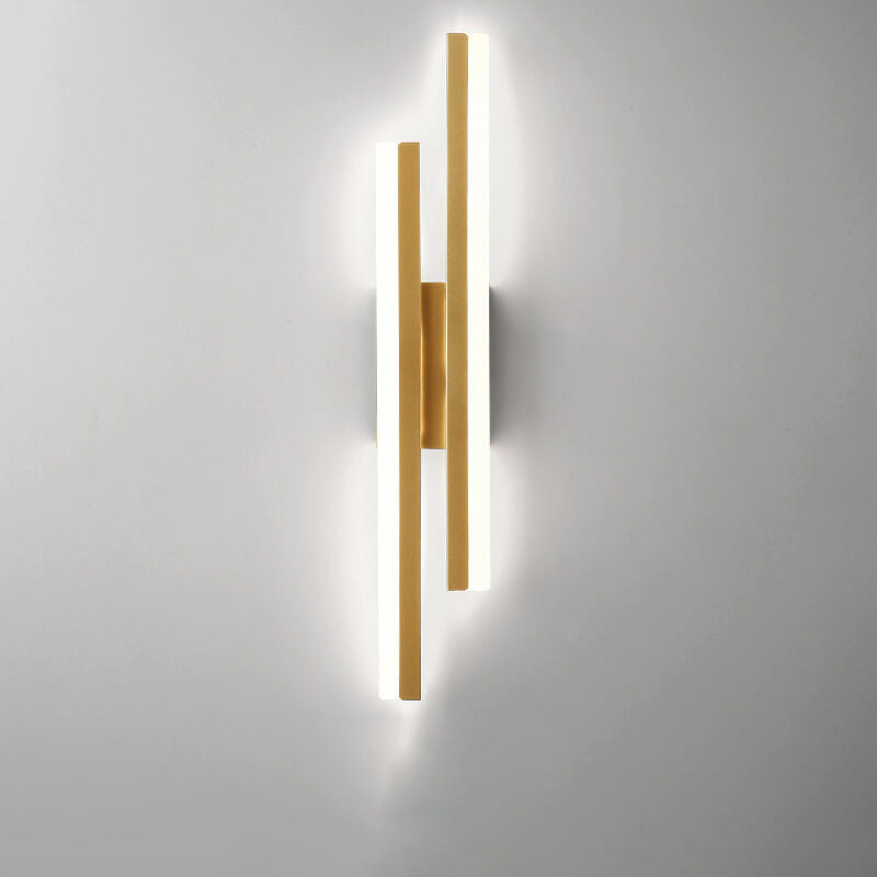 Skanto | LuxLine Moderne LED Vegglampe | Minimalistisk Design | Jern & Akryl | Dimmbar Lys