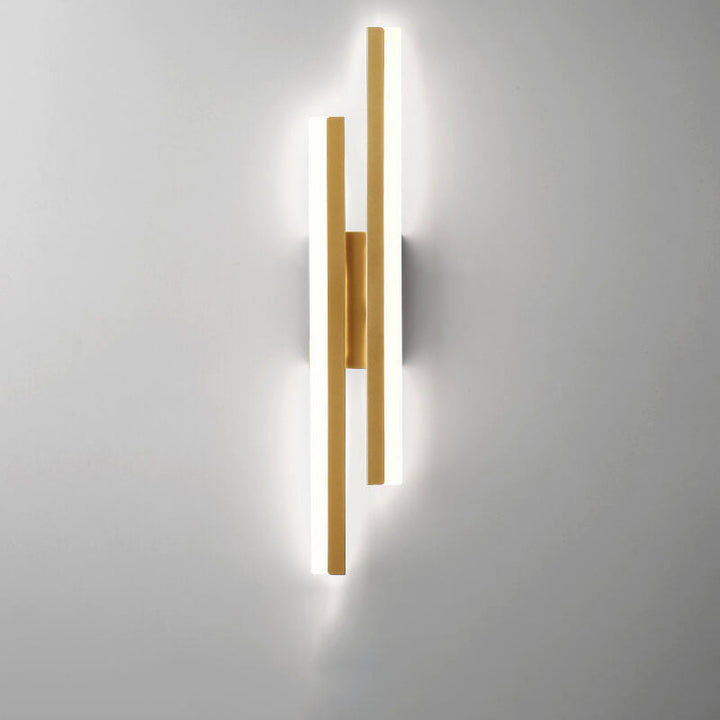 Skanto | LuxLine Moderne LED Vegglampe | Minimalistisk Design | Jern & Akryl | Dimmbar Lys