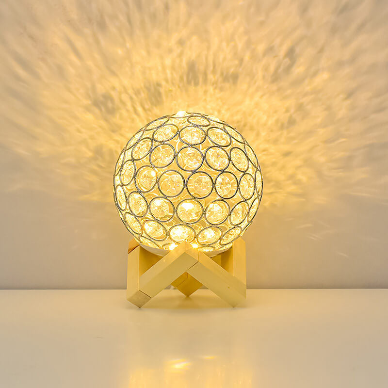 Skanto | Modern Minimalist Rund USB oppladbar LED bordlampe