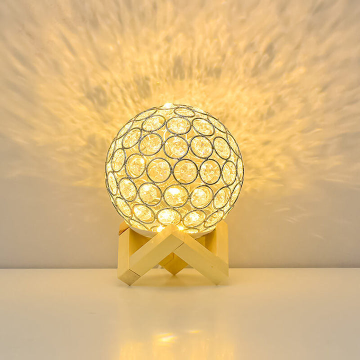 Skanto | Modern Minimalist Rund USB oppladbar LED bordlampe
