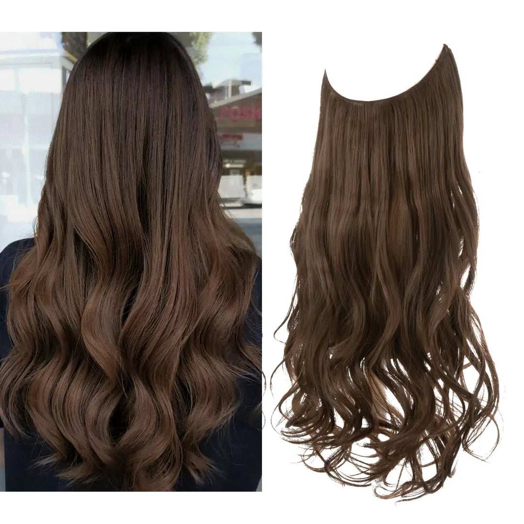 SecretHair | Echthaar Extensions | Natürliches Wellen-Volumen | Blond