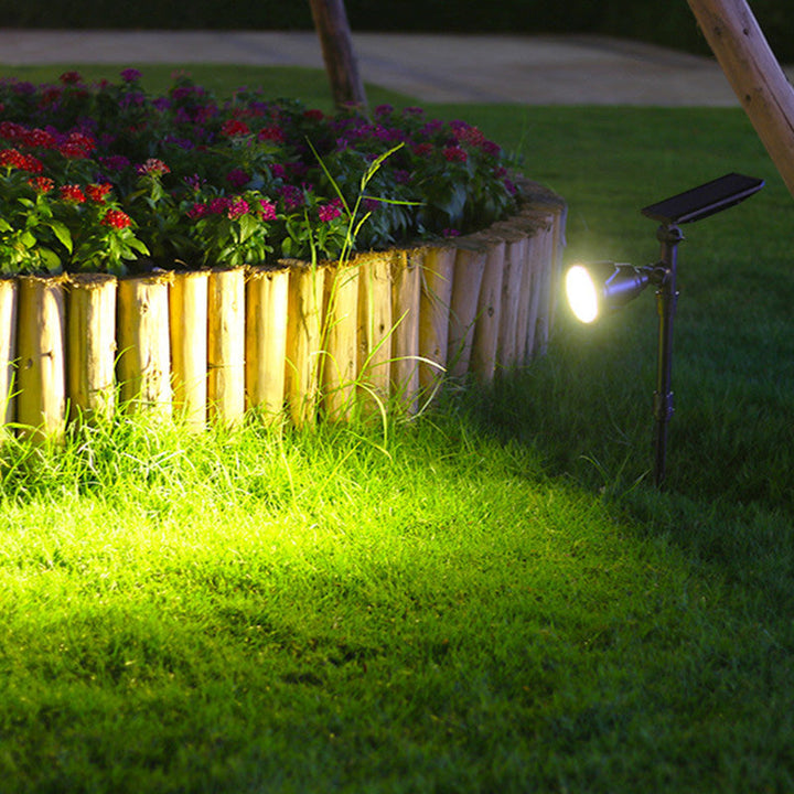 Moderne industriell ABS solvanntett LED spotlight hageinnsettingslys for utendørs patio | Skanto
