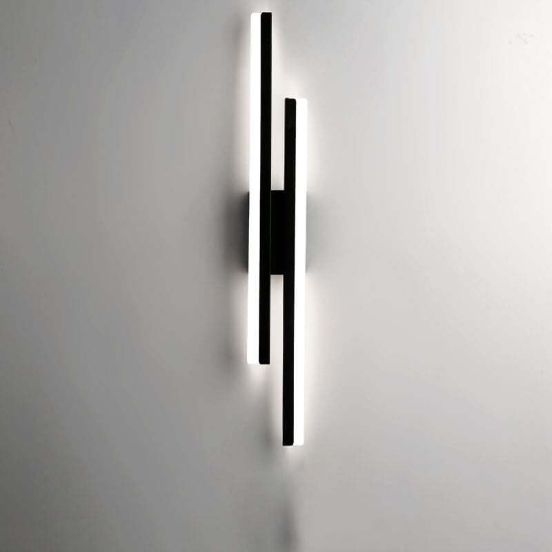 Skanto | LuxLine Moderne LED Vegglampe | Minimalistisk Design | Jern & Akryl | Dimmbar Lys