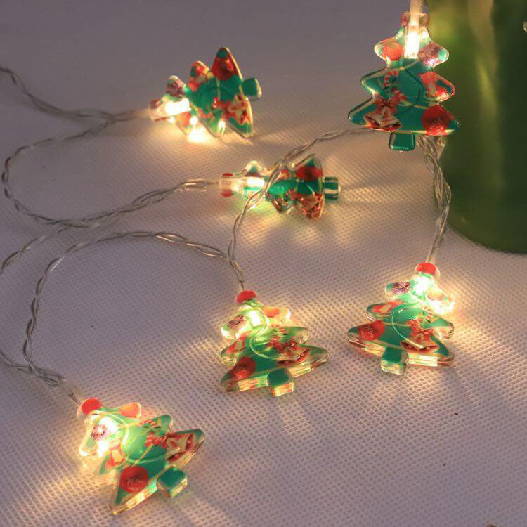 Skanto | Jule Santa Claus Dekorative LED Batteri Lyskjede