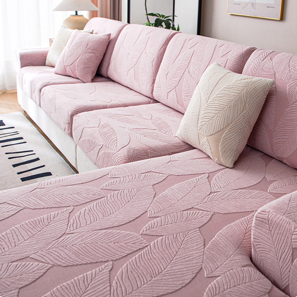 Skanto | Vanntett SofaCover med Tropisk Bladmønster – Elastisk og Ripesikker – Full Beskyttelse for Sofaer