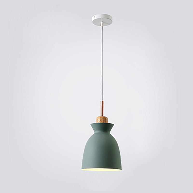 Skanto | AuroraLite Nordic Pendant Lamp | Metal Design | 1-Light | Modern Color Options