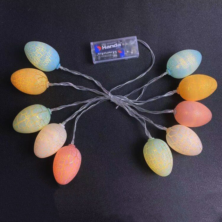 Skanto | Påskeegg Snor LED Multi-Farge Sprakende Egg Dekorative Snorlys