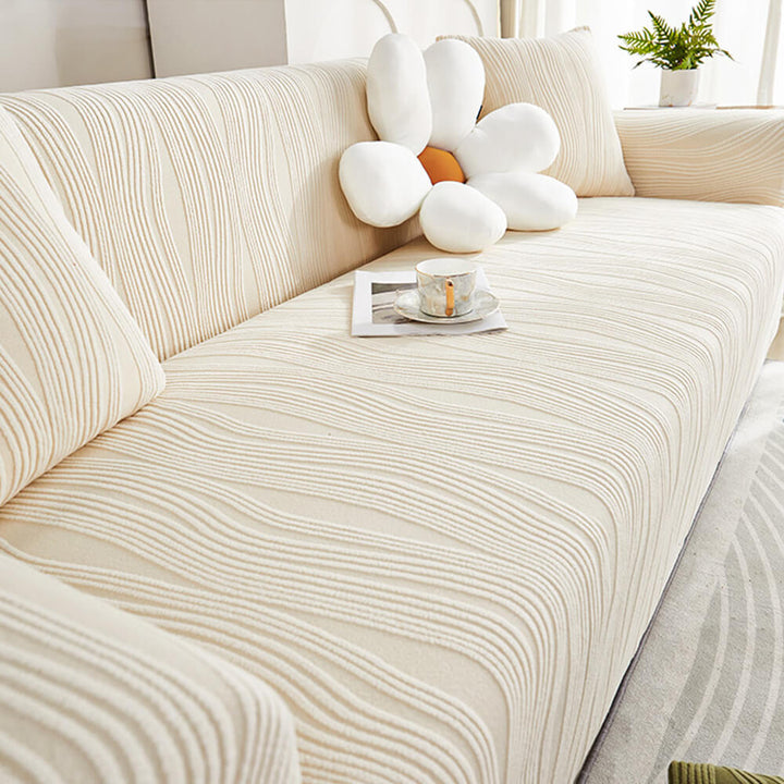 Jacquard Stretch Full-Cover Anti-scratch Sofa Deksel Myk Katt-vennlig | Skanto