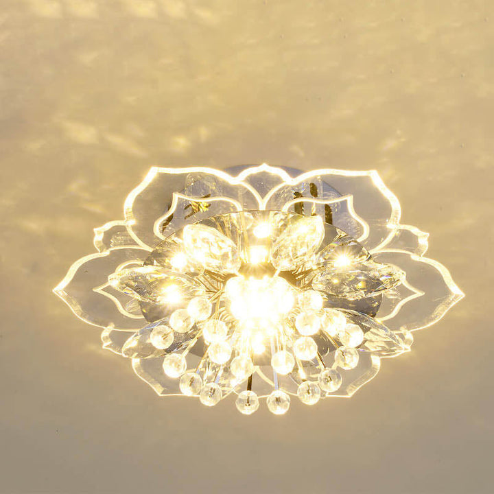 Karnz GlowPetal | LED krystall stift lampe | Blomstform, RGB Fargeveksling & energieffektiv