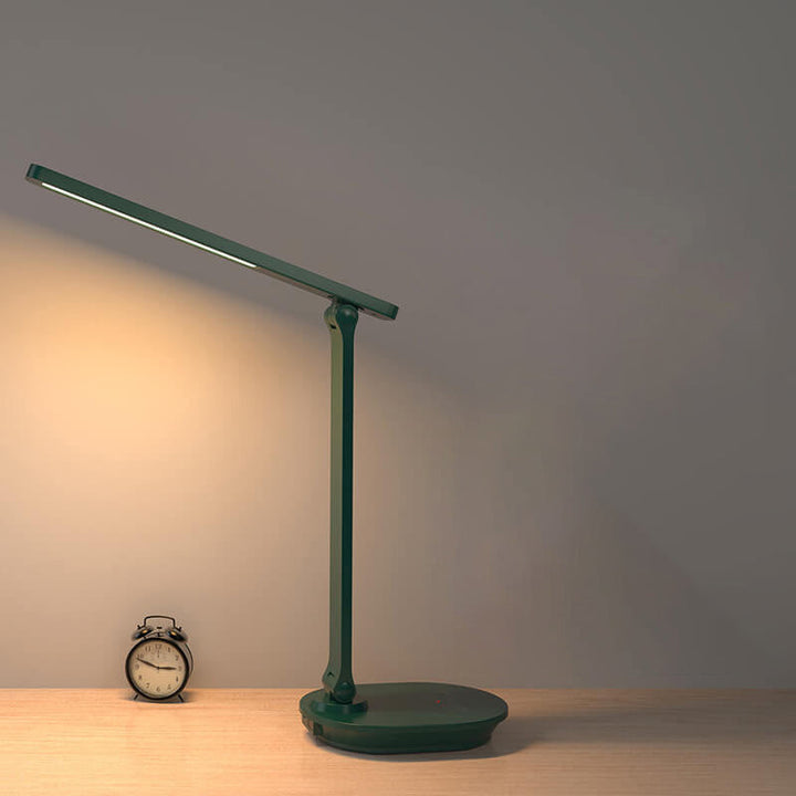 Skanto | Moderne dobbelt sammenleggbart øyepleie trådløst oppladbart LED skrivebordslampe