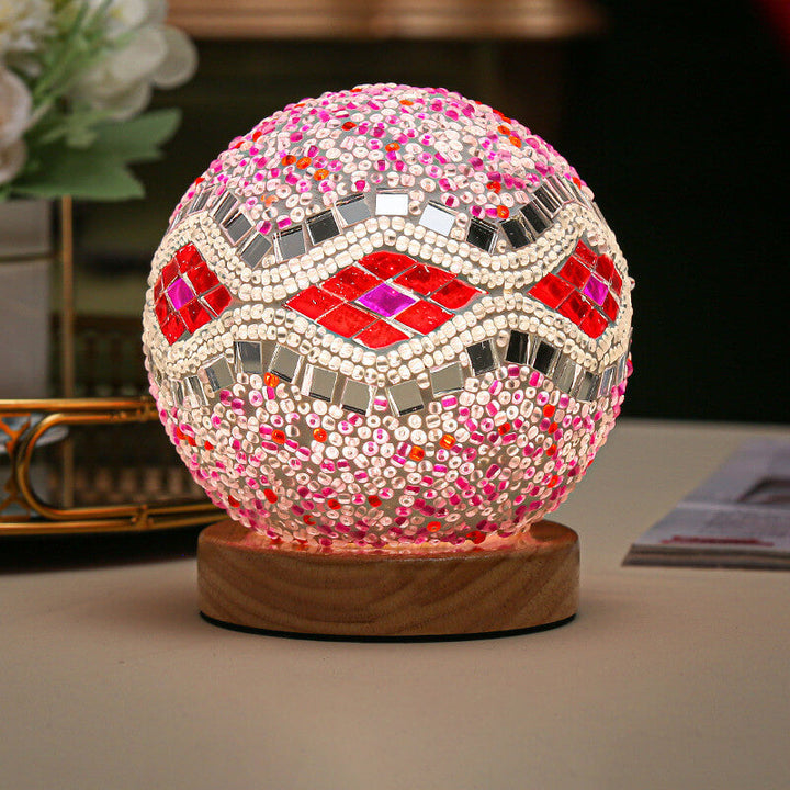 Skanto | BohoGlow – Moderne Bohemsk Bordlampe med USB-lading