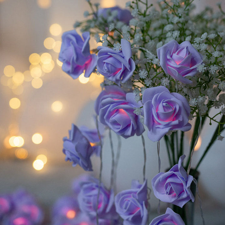 Skanto | Moderne Kreativ Rose Ferie Dekorasjon PV Bubble Mu LED Lyskjeder