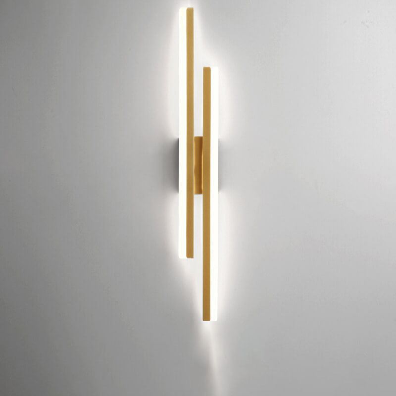 Skanto | LuxLine Moderne LED Vegglampe | Minimalistisk Design | Jern & Akryl | Dimmbar Lys